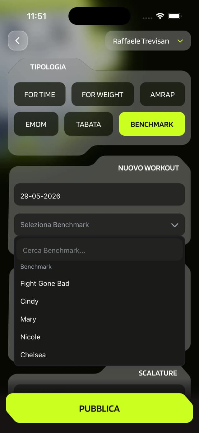 Benchmarks plug into clan programming screen