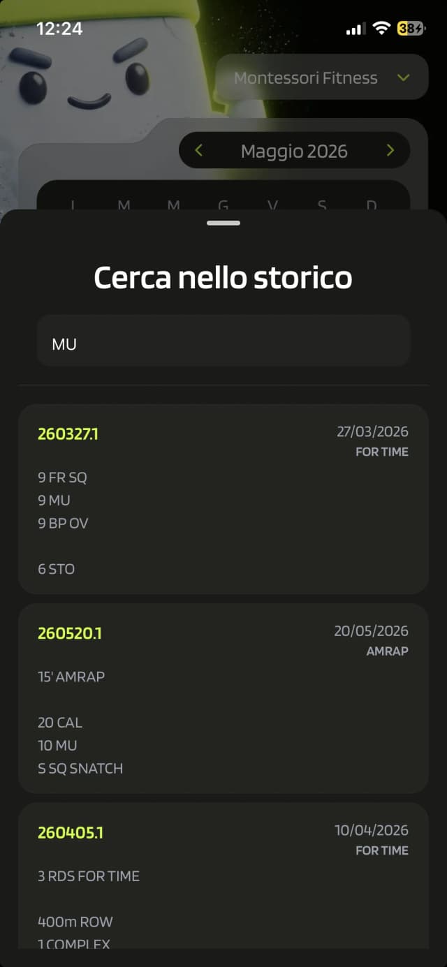 Ricerca intelligente screen